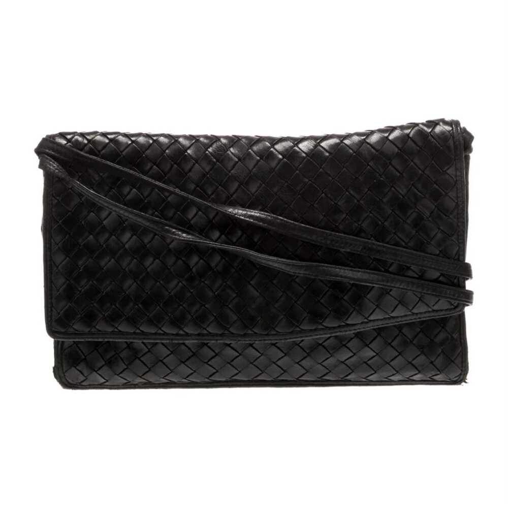 Bottega Veneta Intrecciato Messenger Bag Vintage